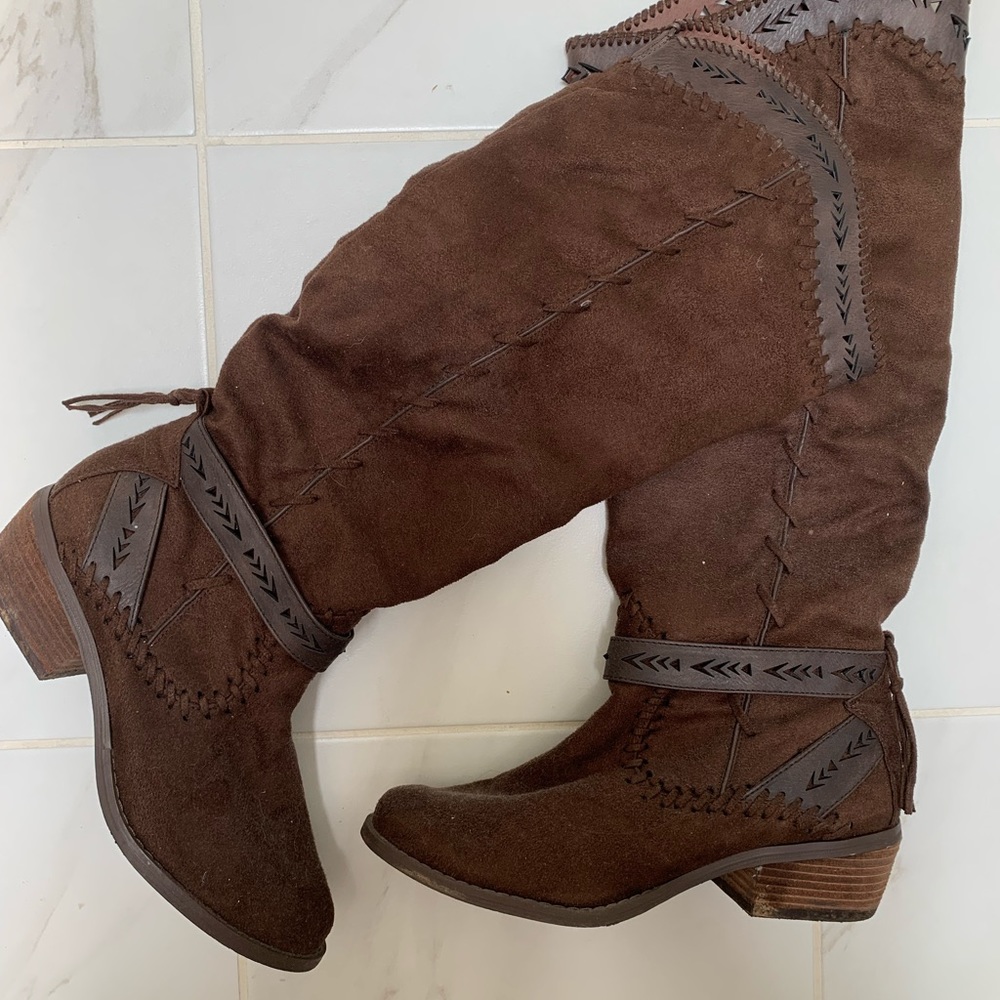 Suede Women’s Cowboy Boots
